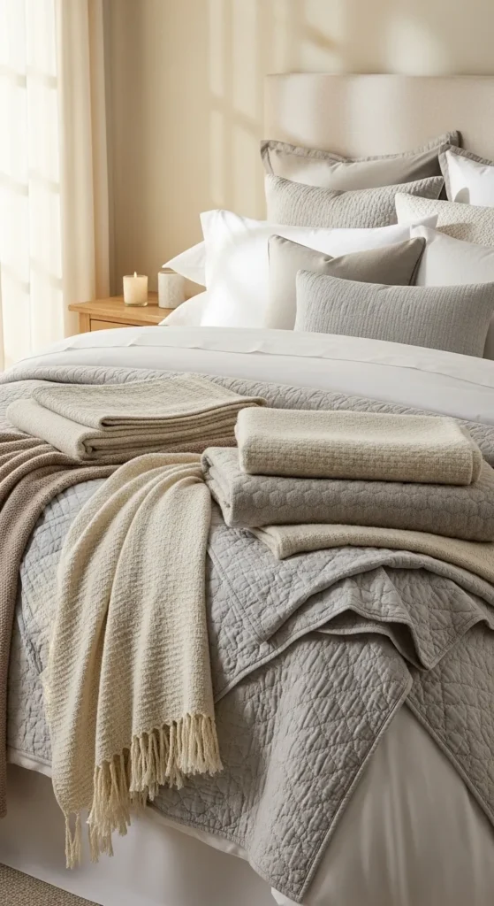 Layer Your Bedding for Comfort