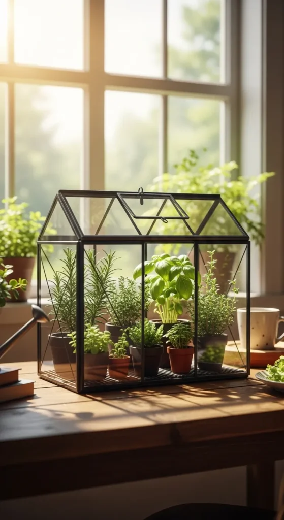 Create a Mini Indoor Greenhouse