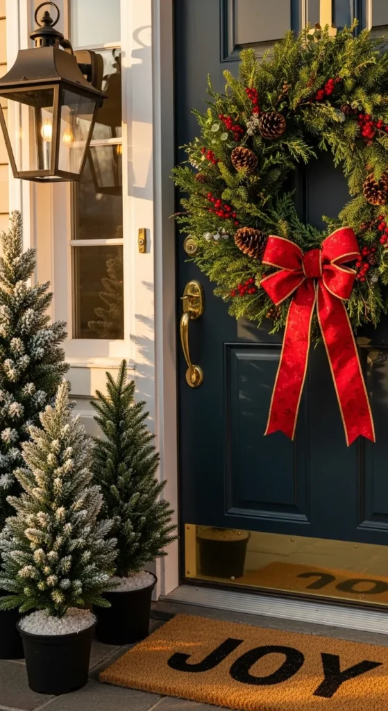 Create a Warm Welcome with a Holiday Entryway