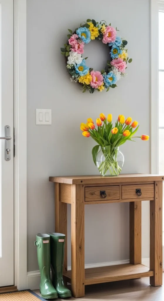 Spring Entryway Makeover