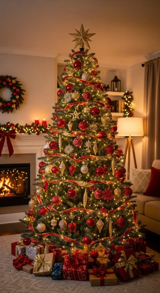 Classic Red and Gold Tree