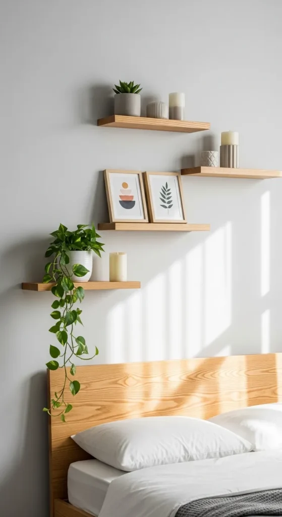 Use Floating Shelves
