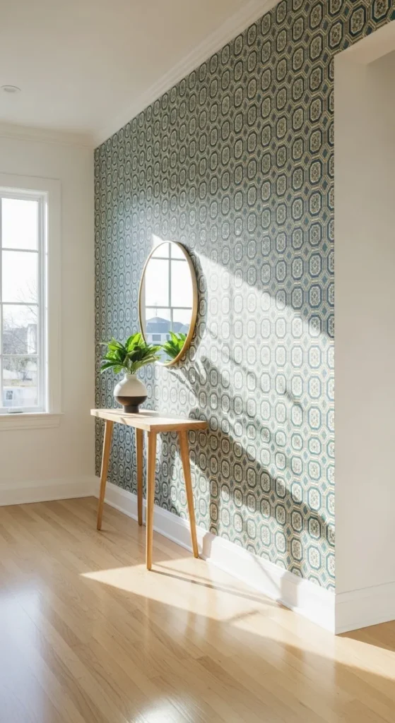 Use Peel-and-Stick Wallpaper