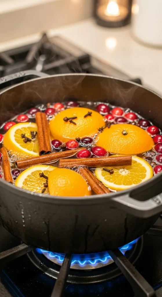 Add Holiday Scent with Simmer Pots