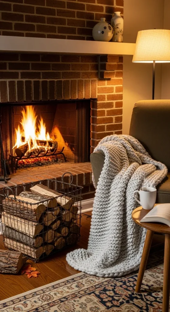 Stack Firewood for Rustic Charm