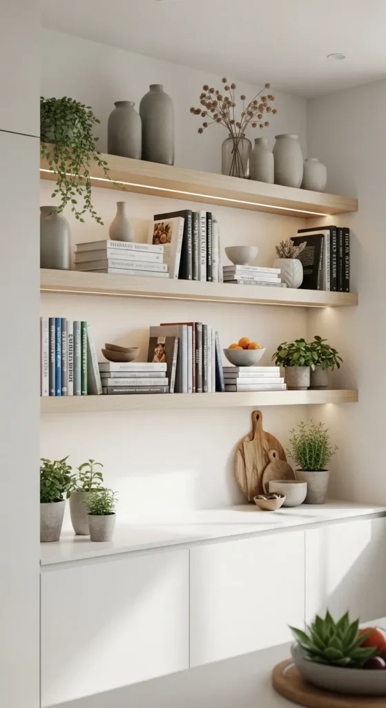Add Floating Shelves