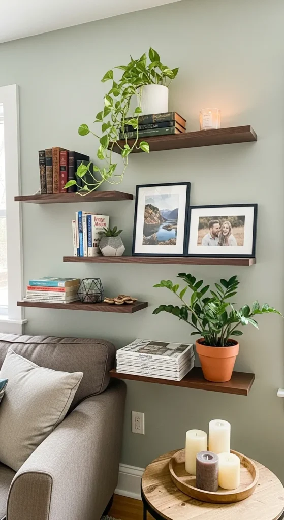 Add Floating Shelves