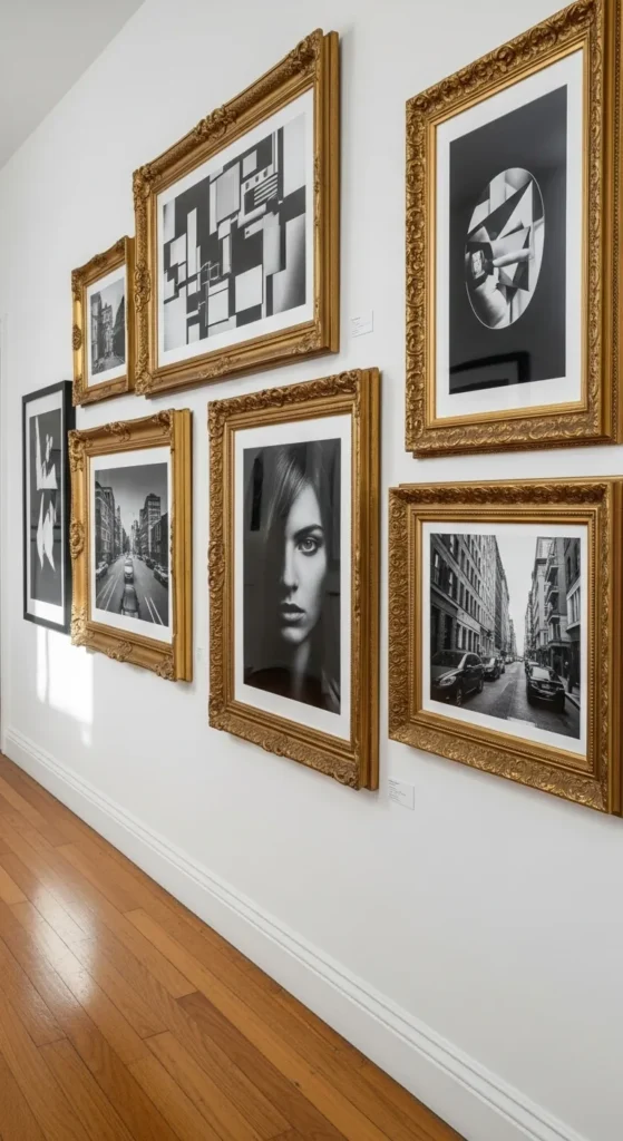 Use Vintage Frames for Modern Prints