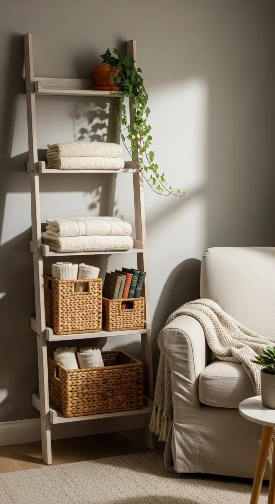 Use Ladder Shelving