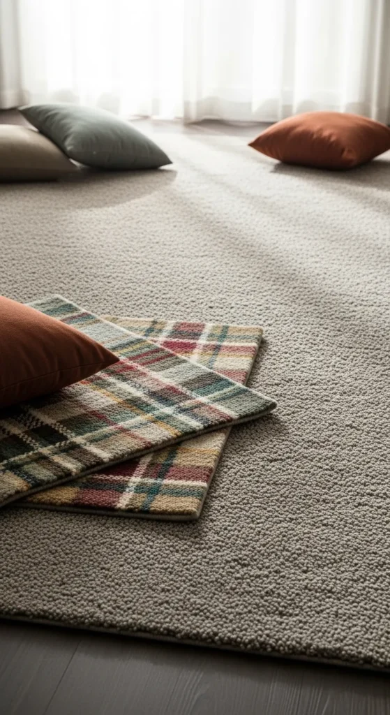 Layer Rugs for Warmth