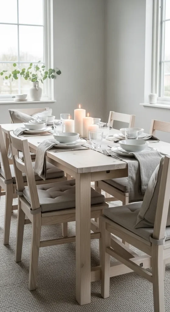 Scandinavian Dining Setup