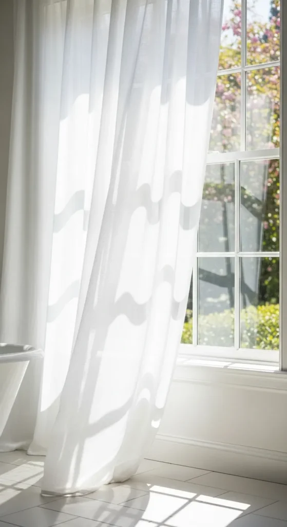 Use Soft Window Curtains