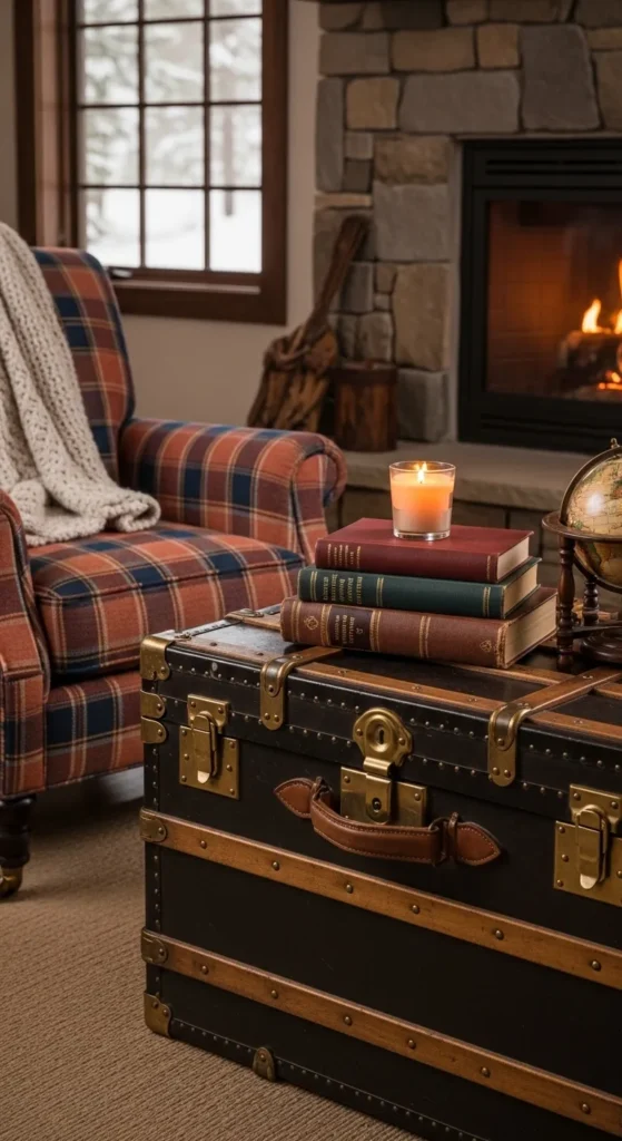 Vintage Trunks as Tables