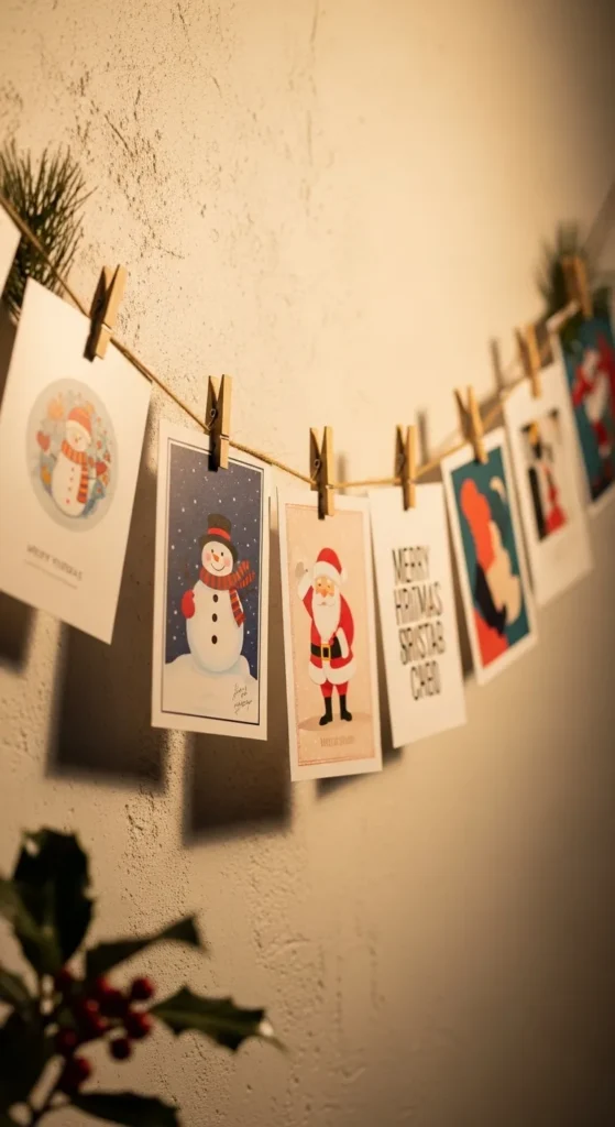 Display Holiday Cards Creatively