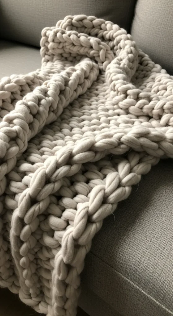 Textured Throw Blankets