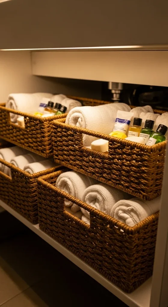 Incorporate Wicker Baskets