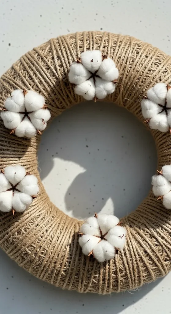 Cotton and Twine Wreath