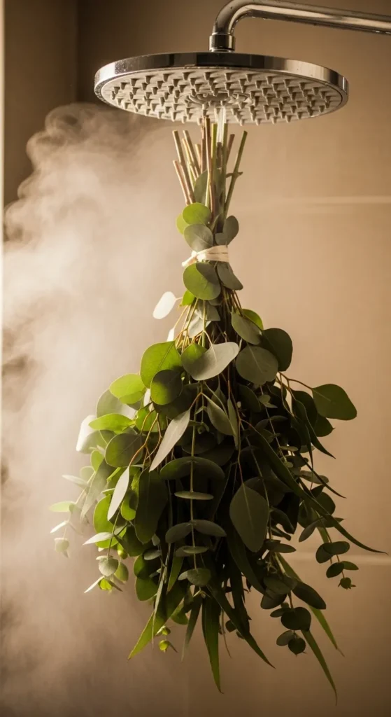 Add Eucalyptus in the Shower