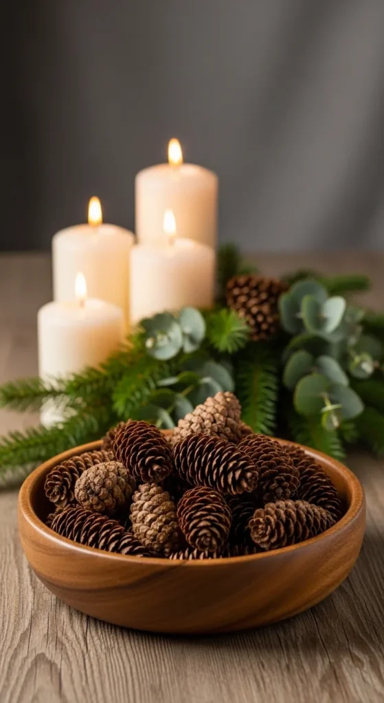Add Scented Pinecones