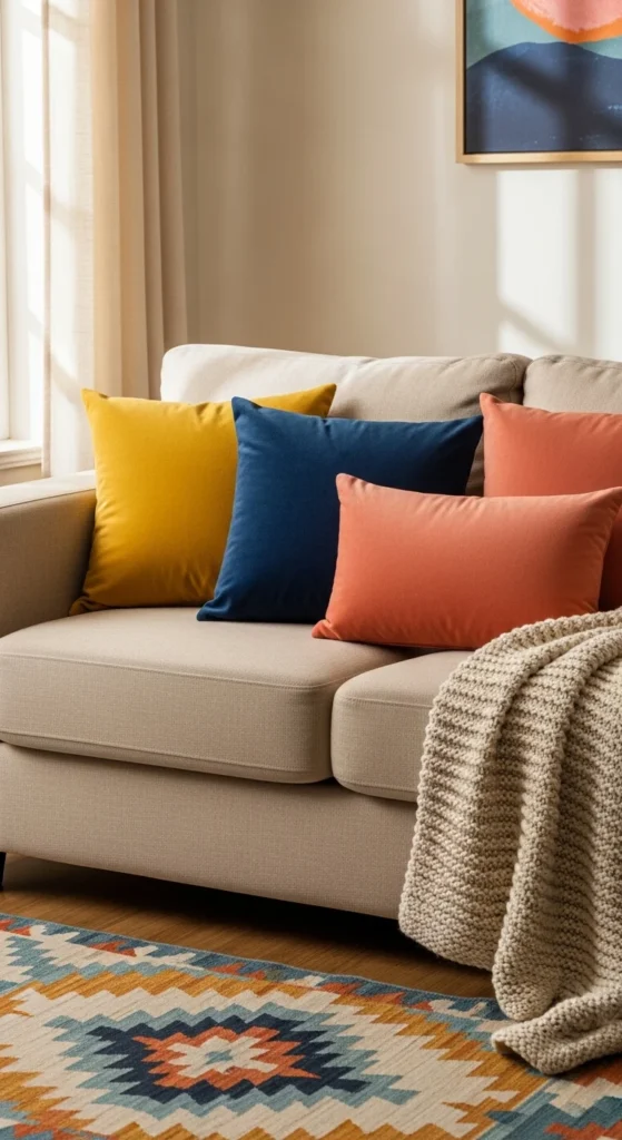 Play with Pillows, Throws, and Rugs