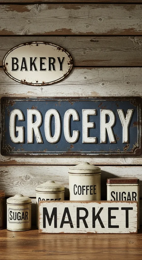 Decorate with Vintage Signs