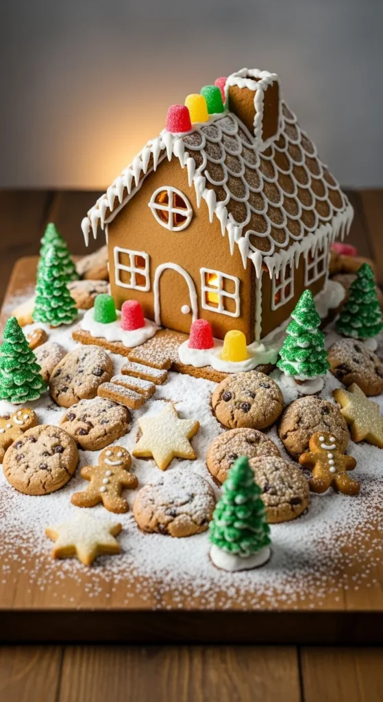 DIY Gingerbread Centerpiece