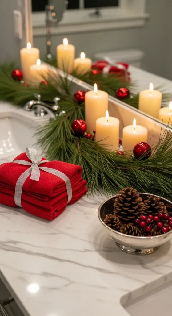 Add Festive Touches to the Bathroom