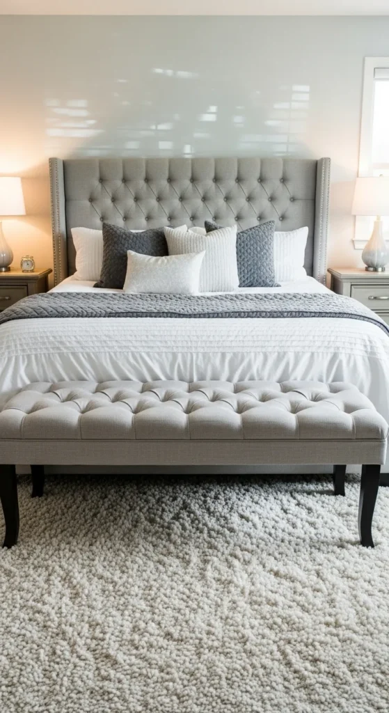 Incorporate a Bench or Ottoman