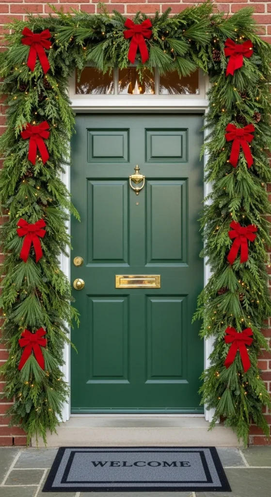Front Door Garland Arch
