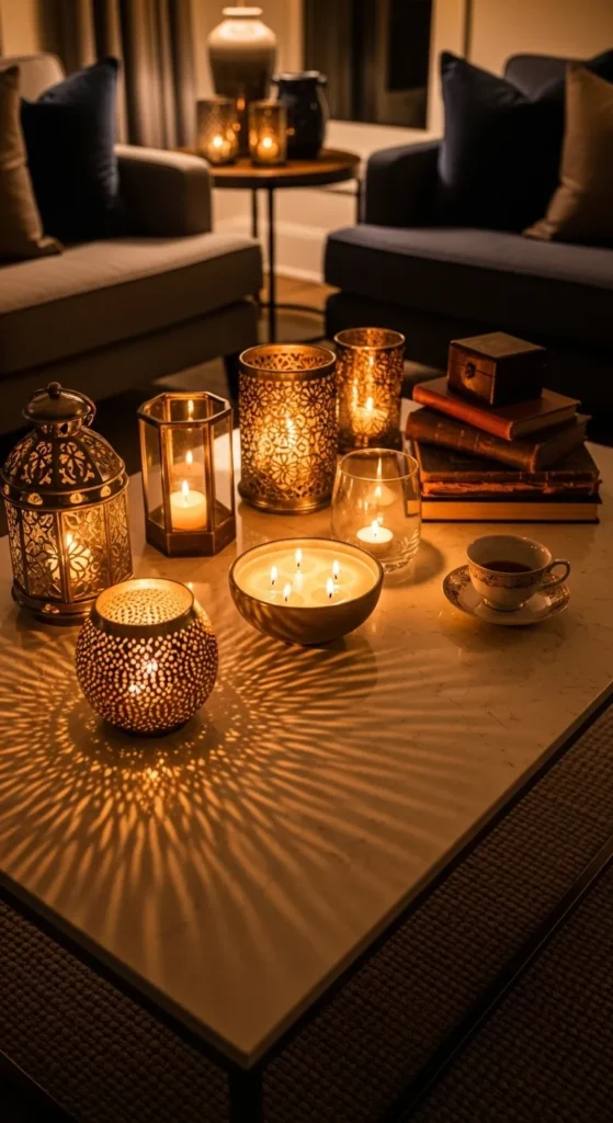 Add Candles and Soft Lighting