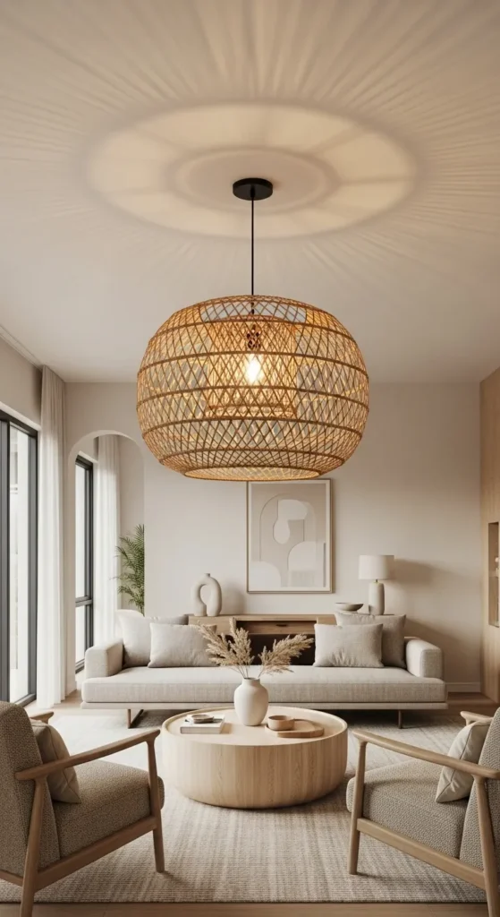 Incorporate a Statement Ceiling Light
