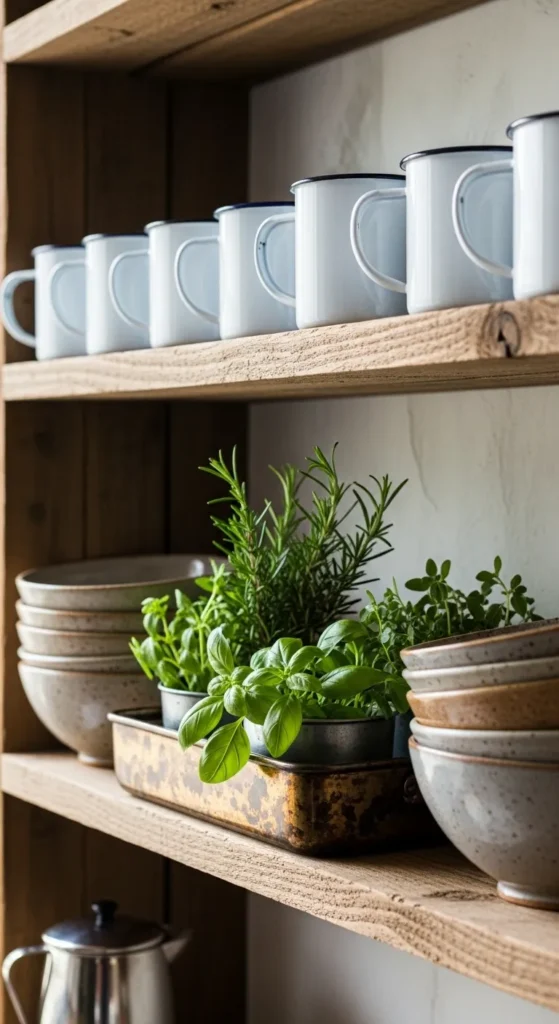 Use Enamelware and Stoneware