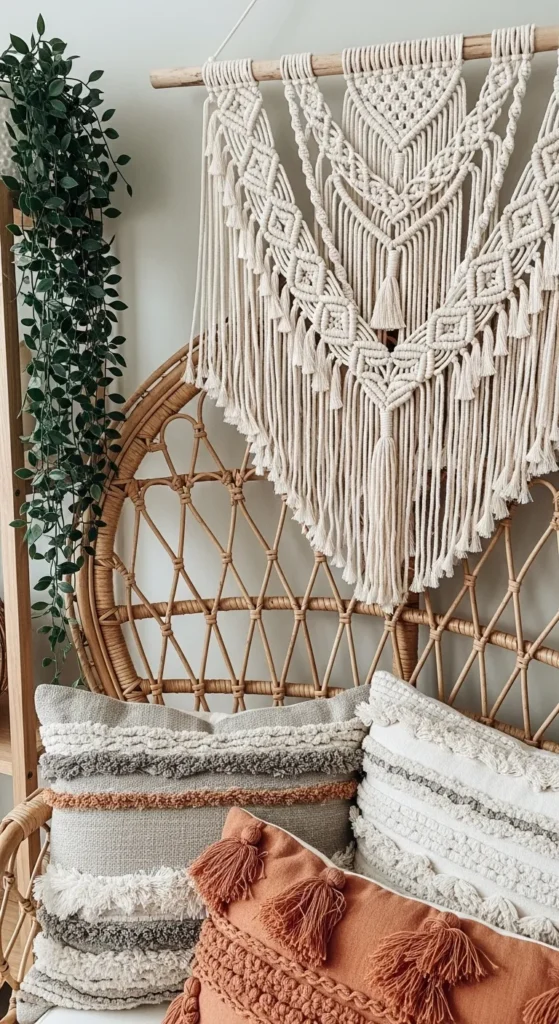 Use Woven Wall Hangings