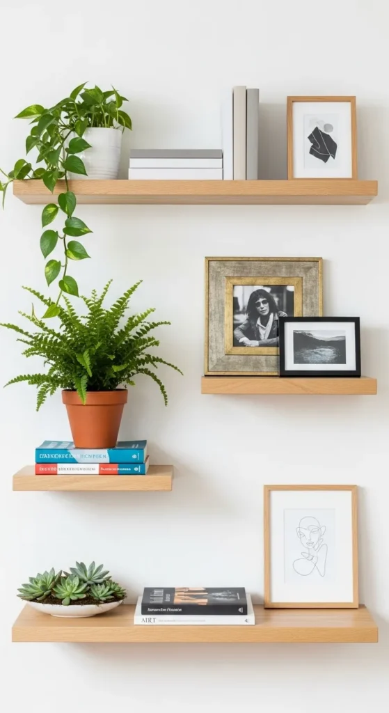 Add Floating Shelves