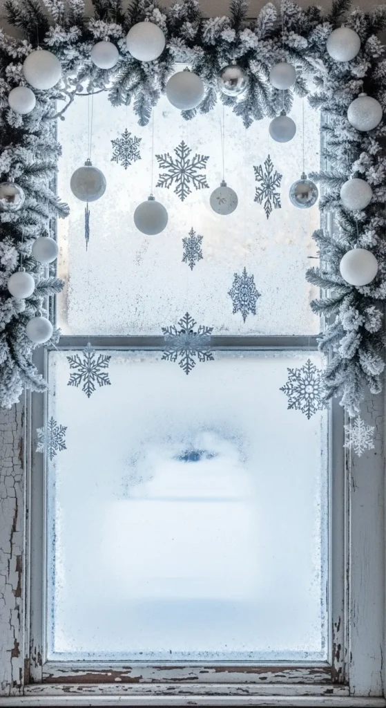 Snowy Window Garland