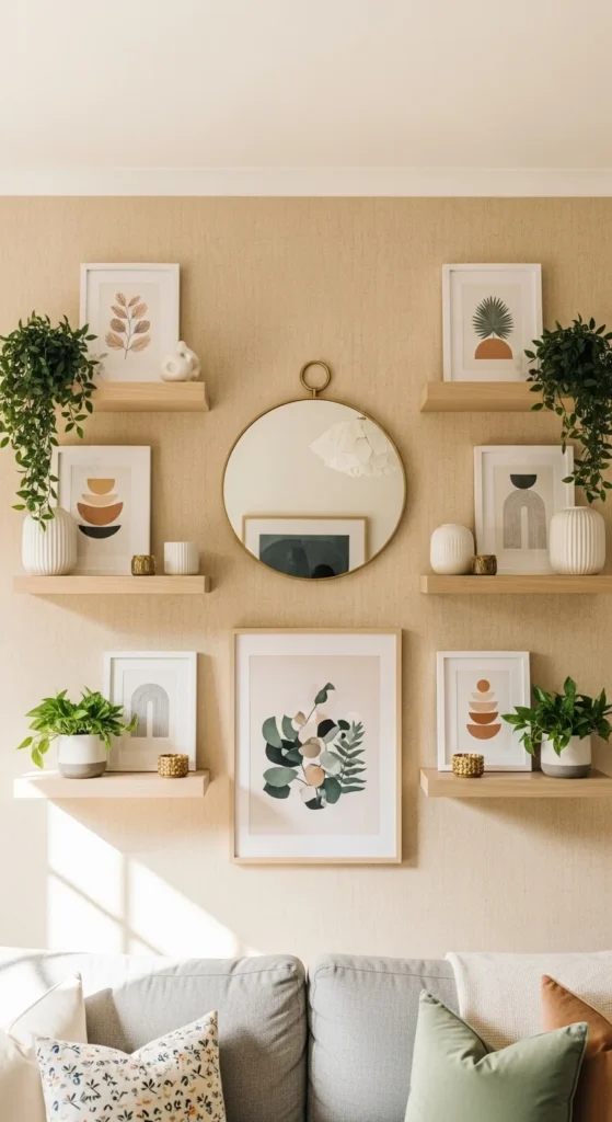 Mix Art, Mirrors, and Objects