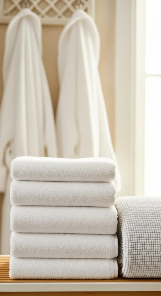Layer Soft Towels and Textures