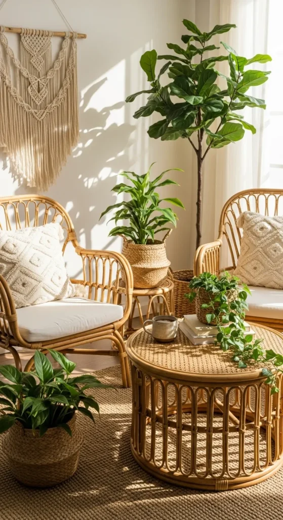 Use Wicker and Rattan Furniture
