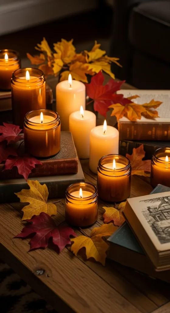 Add Candles for a Gentle Glow