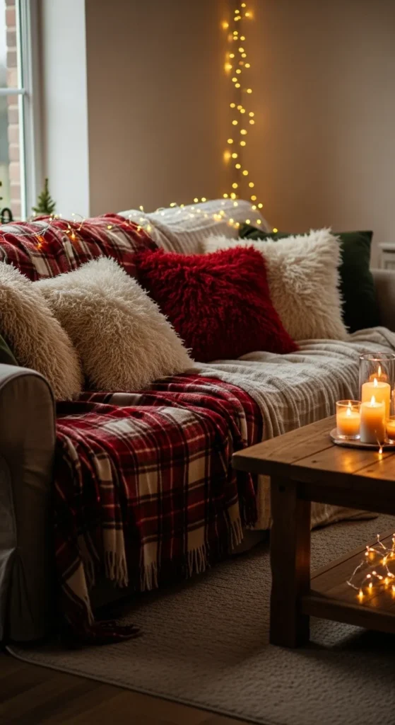 Add Cozy Textures and Lighting