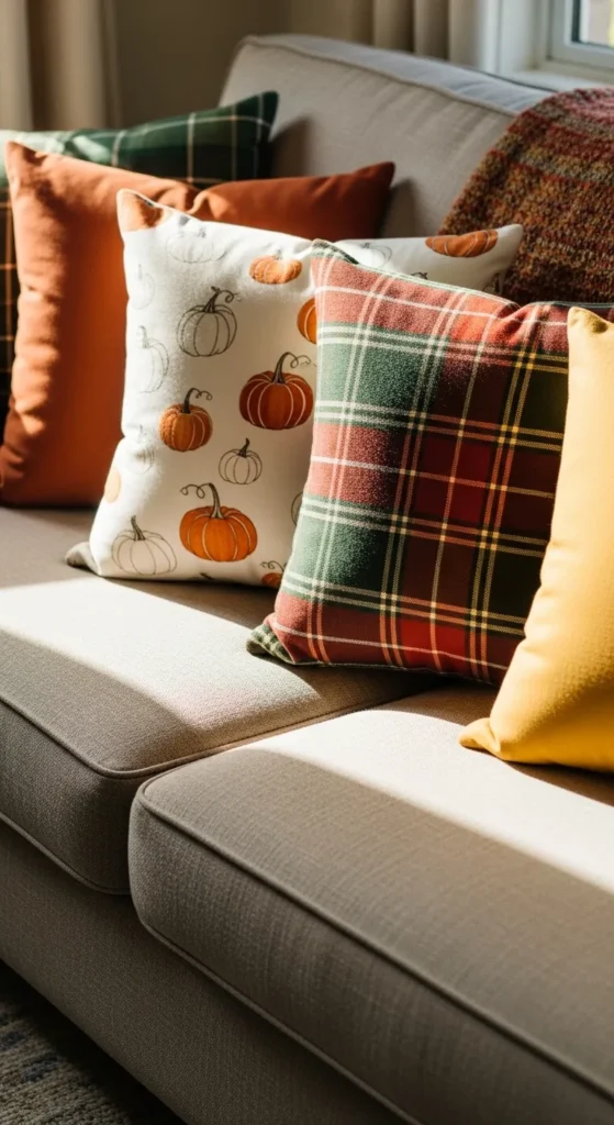 Display Seasonal Throw Pillows