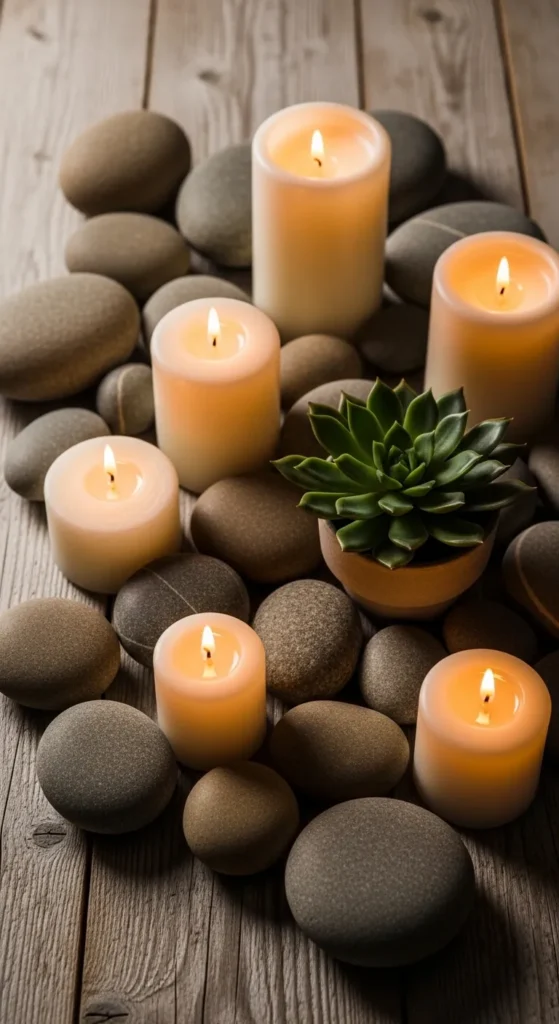 Use Pebbles and Stones for Natural Accents