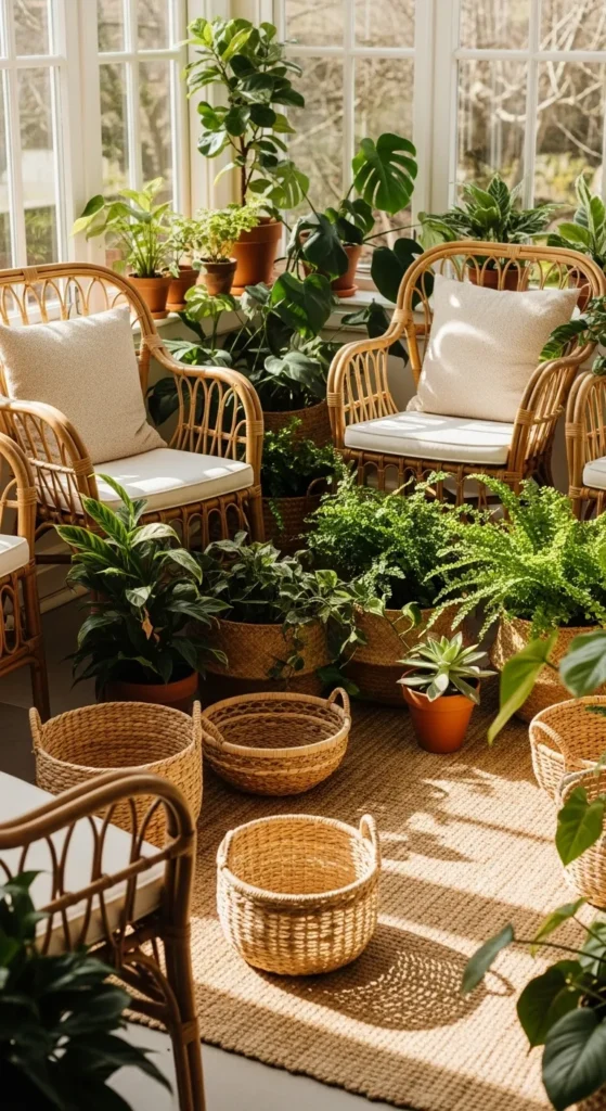 Incorporate Wicker and Rattan