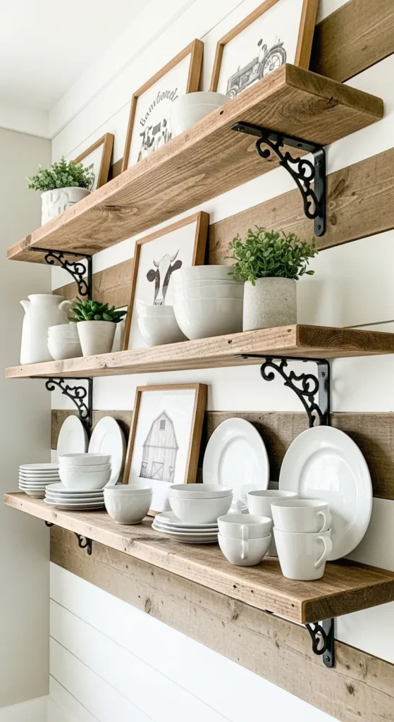 Hang Rustic Shelves