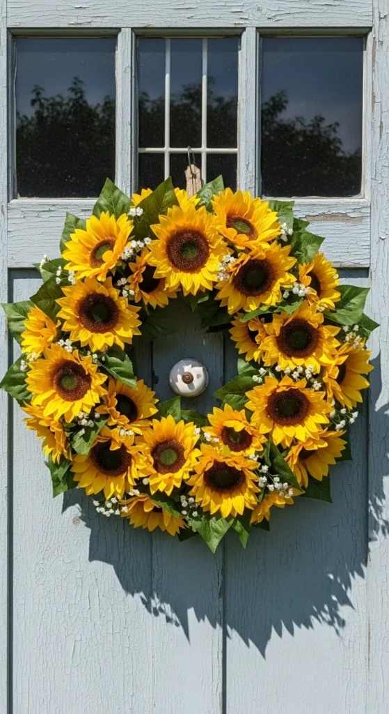 Sunflower Wreath
