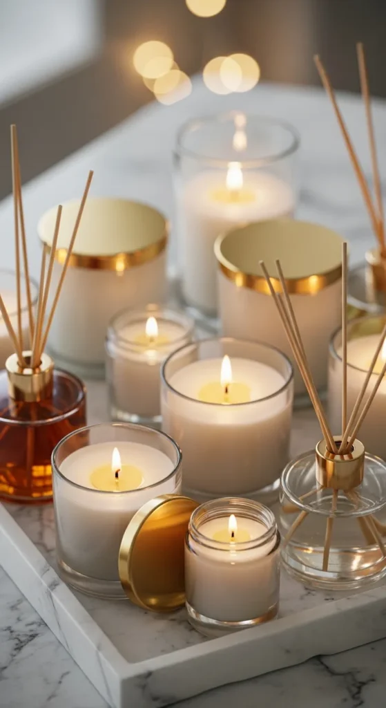 Scented Candles and Diffusers