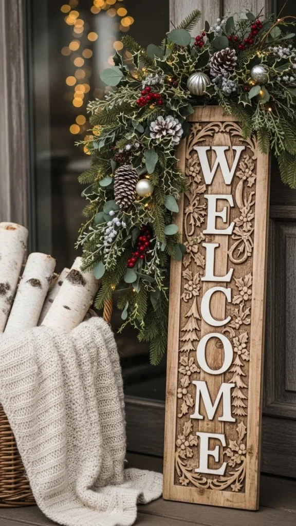 A Cozy Welcome Sign