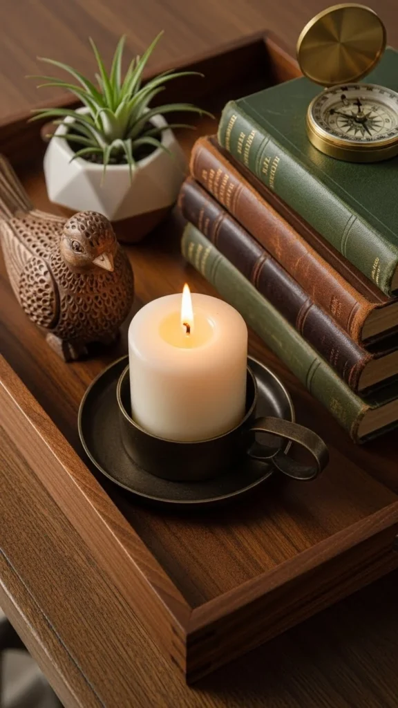 A Curated Coffee Table Tray