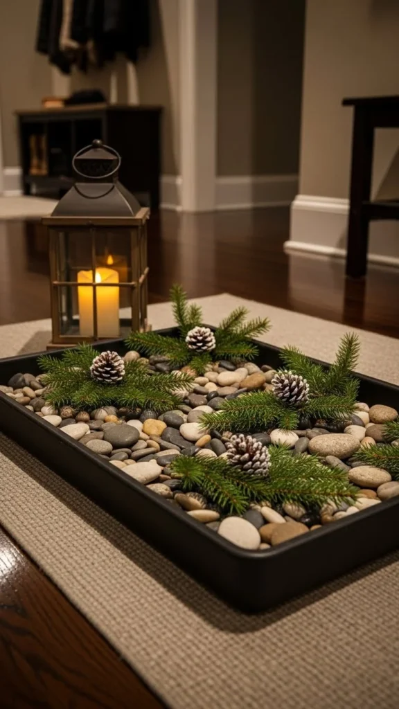 A Festive Boot Tray Setup
