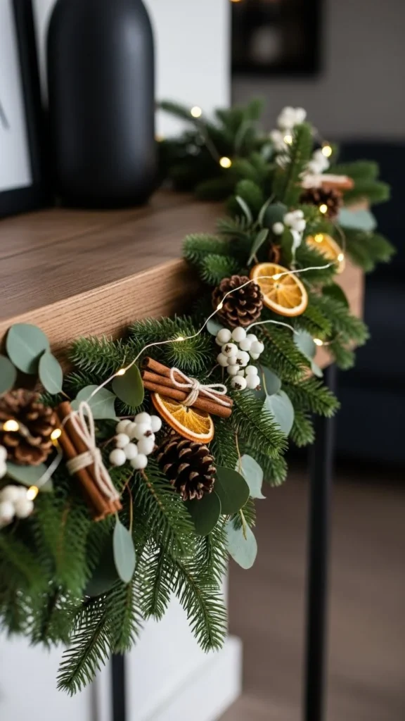 A Simple Winter Garland